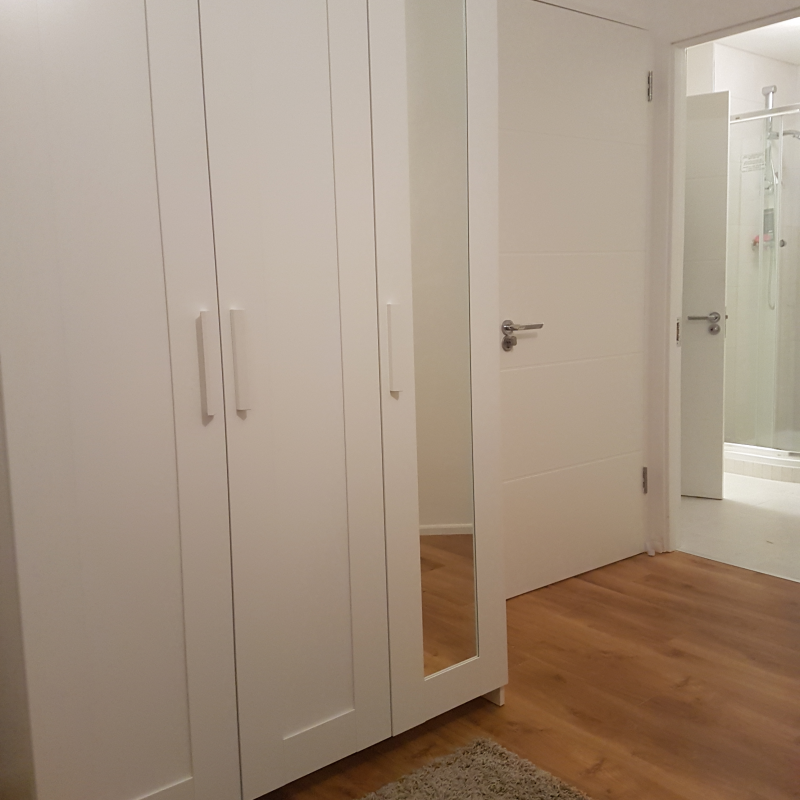 Ensuite room that can be set as twin or couple with private bathroom in a shared apartment in Dublin 08